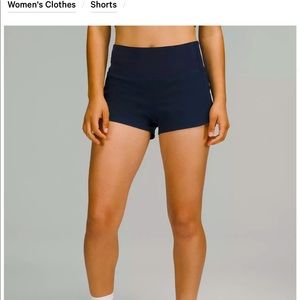 Lululemon high-rise lined shorts